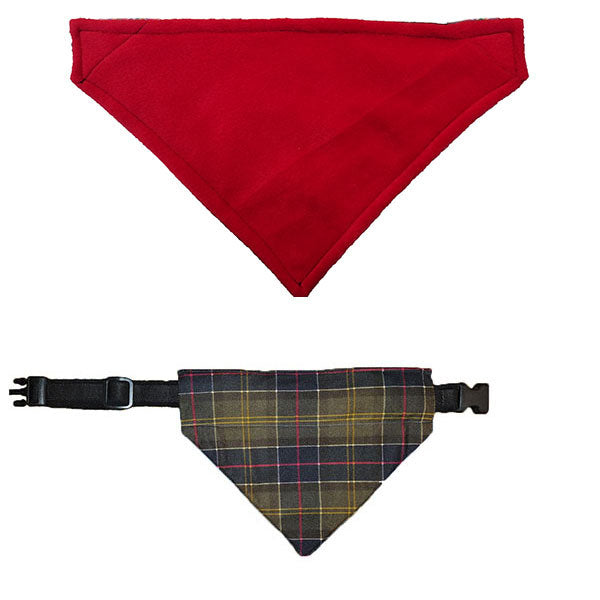 Reversible Fleece Bandana's