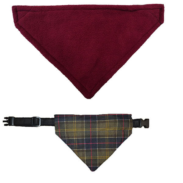 Reversible Fleece Bandana's