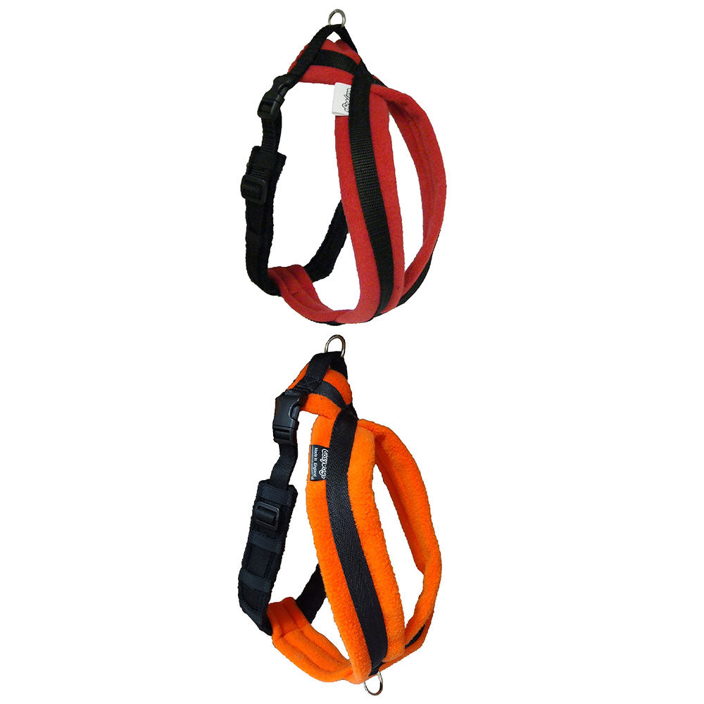 Fleece Dog Harness: For Large Size Dogs: Front Chest Ring Available
