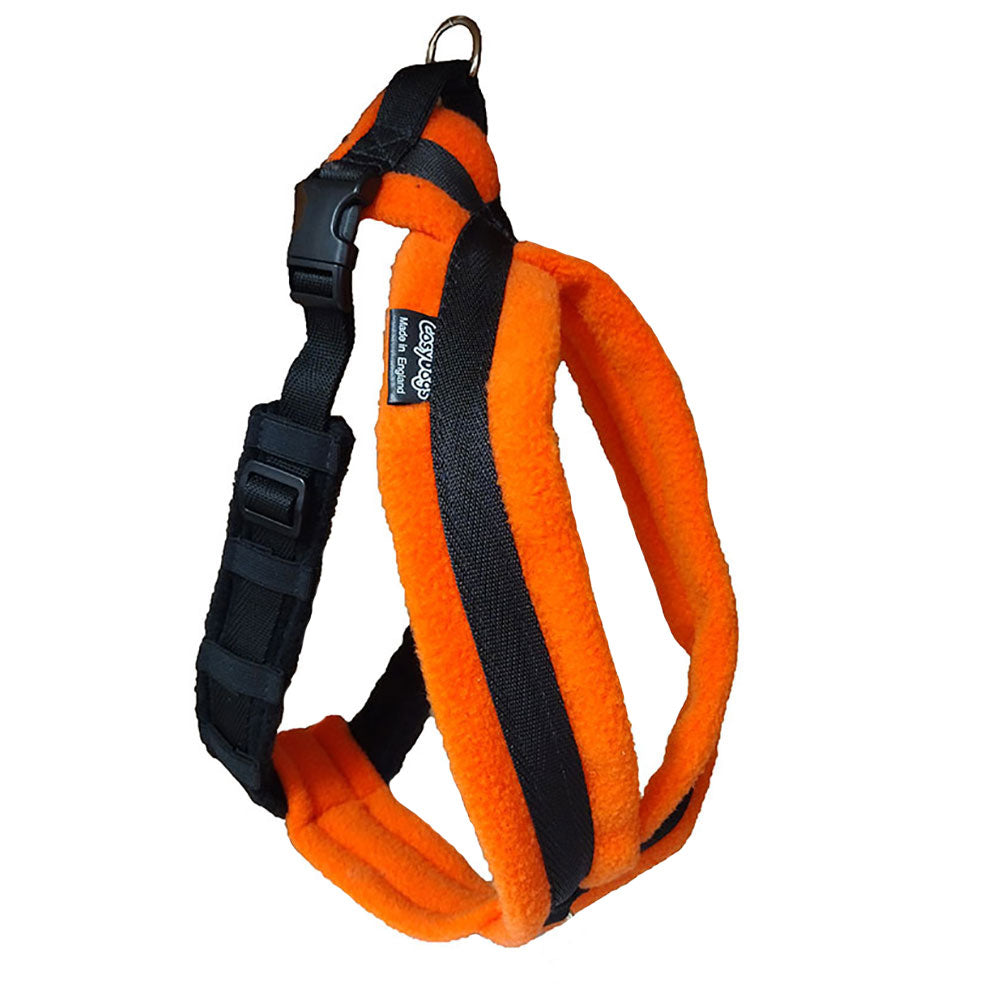 Fleece Dog Harness: For Large Size Dogs: Front Chest Ring Available