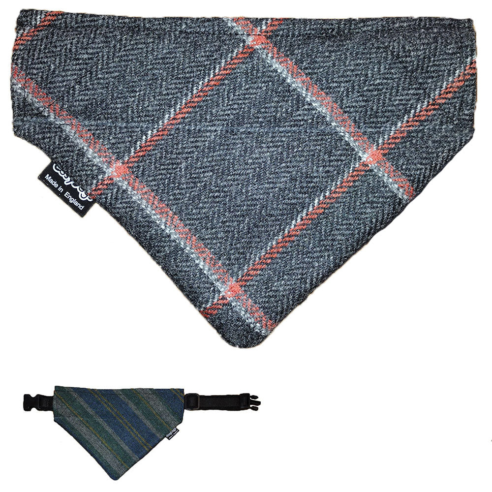 Luxury Tweed Dog Bandana