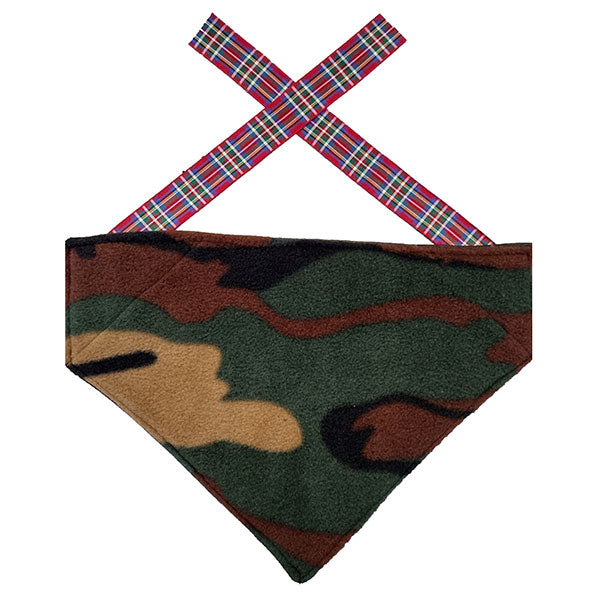 Reversible Printed Fleece Bandana's