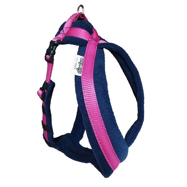 Coloured Fleece Dog Harness: For Small Size Dogs