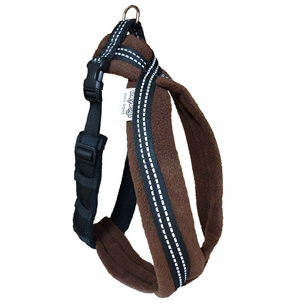 High Visibility Fleece Dog Harness for Large Size Dogs