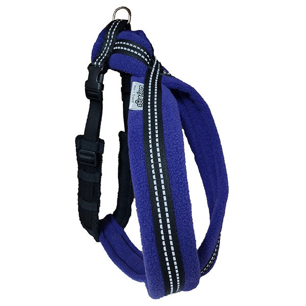 High Visibility Fleece Dog Harness For Small Size Dogs: Front Chest Ring Available