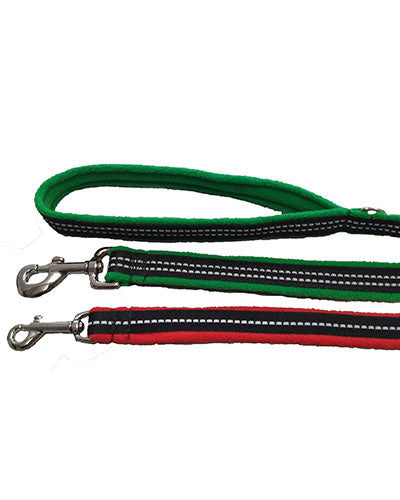 High Visibility Fleece Dog Lead Heavy Clasp
