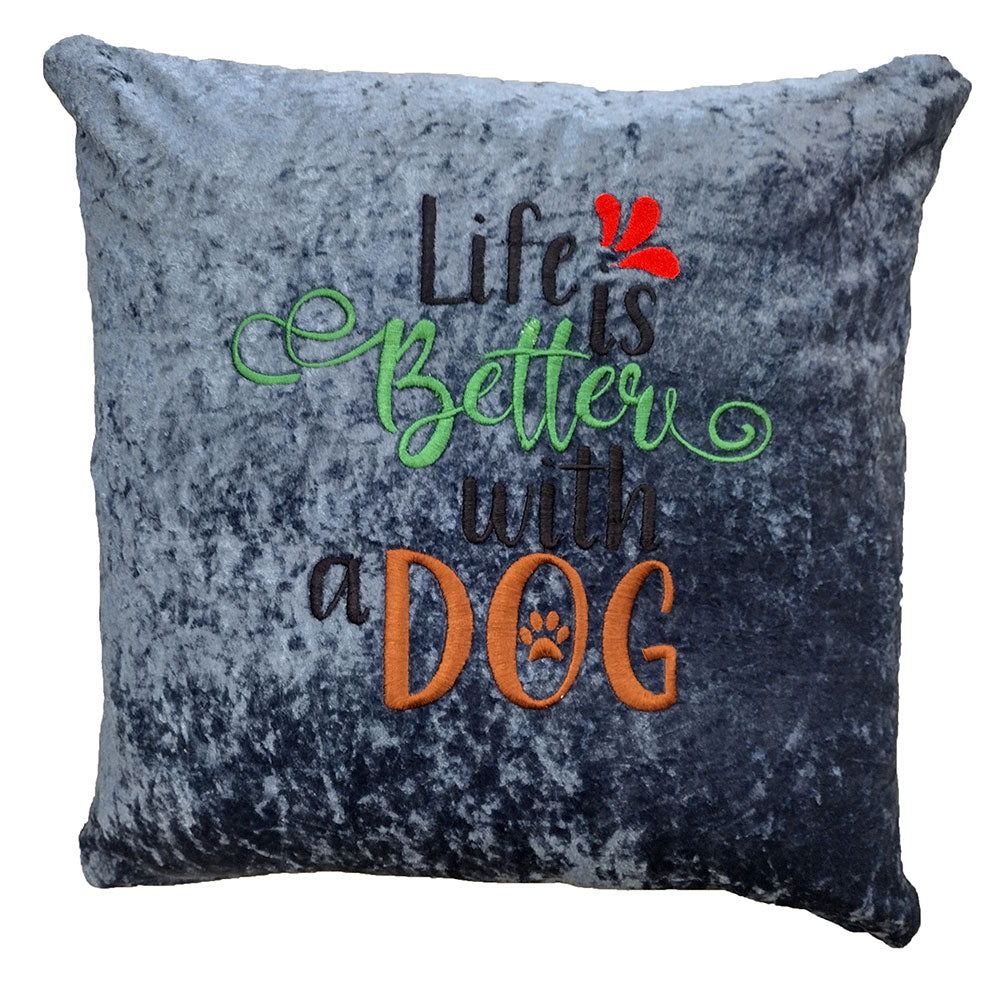 Embroidered Cushion Cover