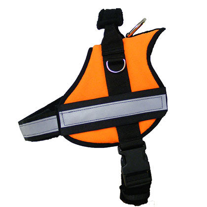 Padded Neon High Visibility Fleece Body Harness