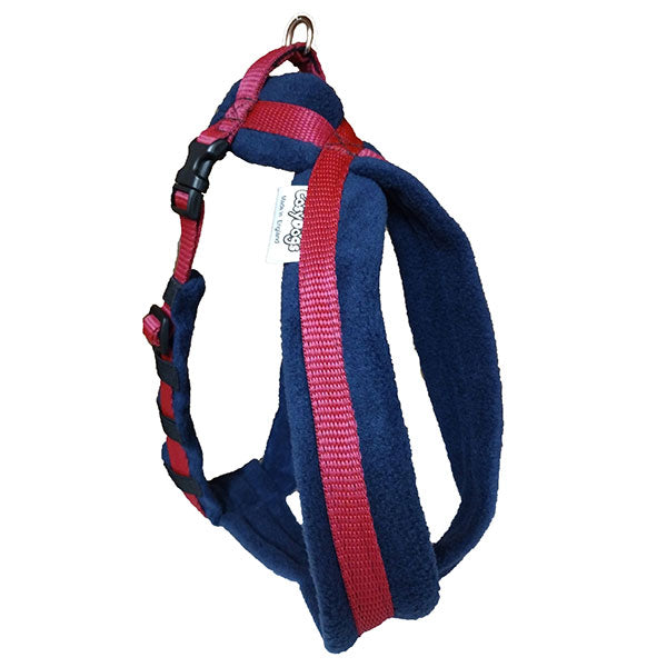 Coloured Fleece Dog Harness: For Medium Size Dogs