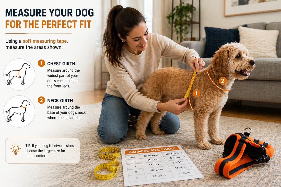 How to Measure a Dog for a Harness: Chest, Fit and Size Guide