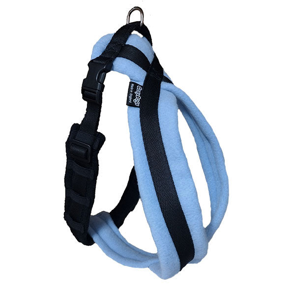 Pastel Colour Range Of Fleece Dog Harness
