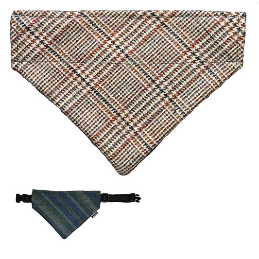Luxury Tweed Dog Bandana