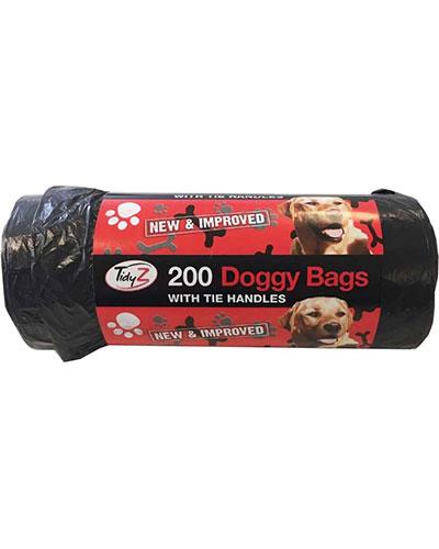 200 Doggy Poop Bags With Handle