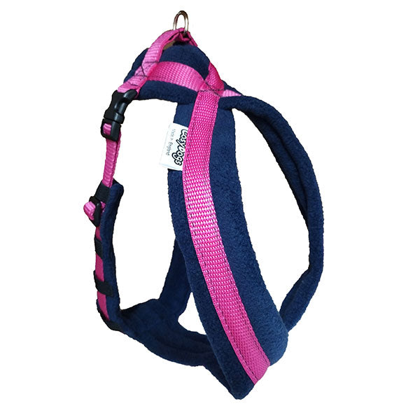 Coloured Fleece Dog Harness: For Medium Size Dogs
