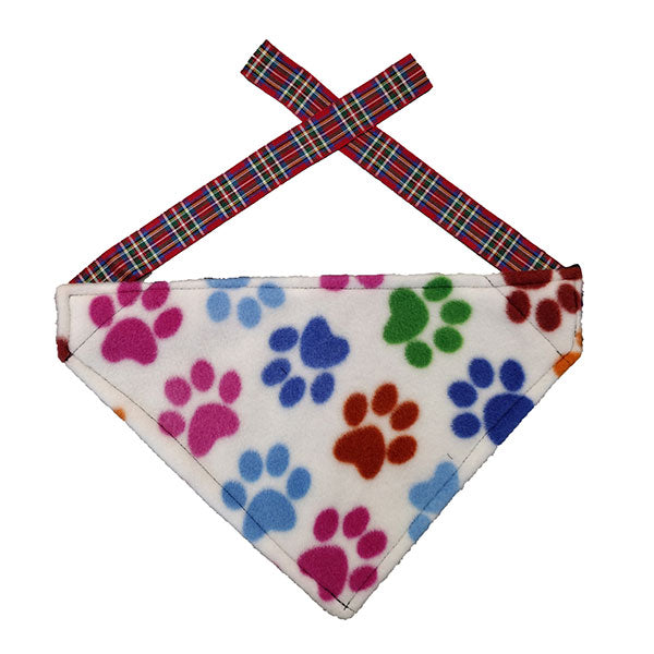 Reversible Printed Fleece Bandana's