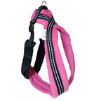 High Visibility Fleece Dog Harness For Small Size Dogs: Front Chest Ring Available