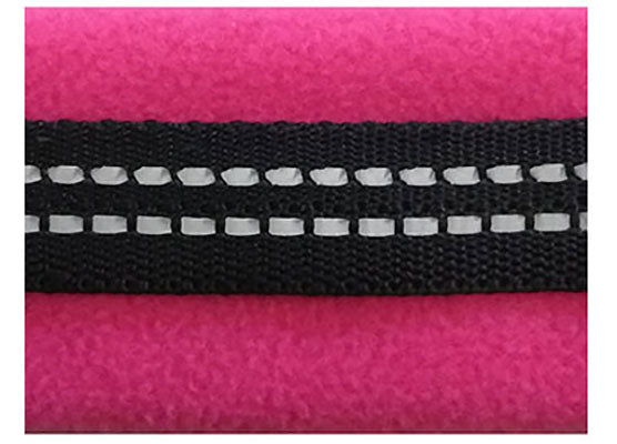 High Visibility Fleece Dog Lead Small Clasp