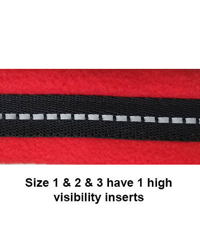 Personalise Your High Visibility Fleece Dog Harness For Small Size Dogs
