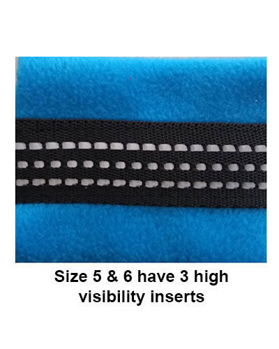 High Visibility Fleece Dog Harness for Large Size Dogs