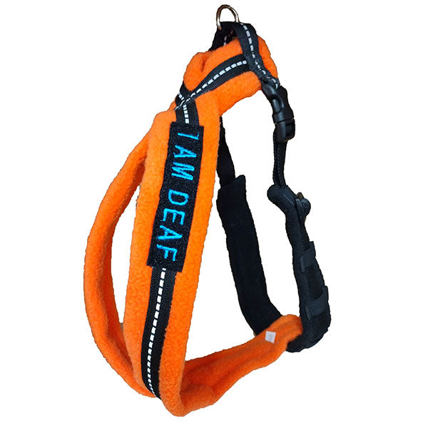 Personalise Your High Visibility Fleece Dog Harness For Medium Size Dogs