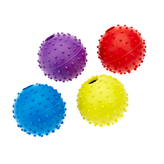 Rubber Pimple Ball With Bell 40mm