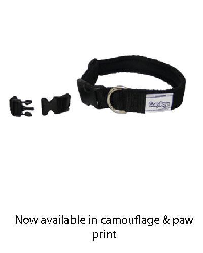 Quick Release Paws & Camouflage Fleece Collar