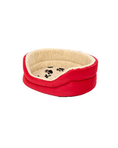 Round Suede Dog Bed by CosyDogs