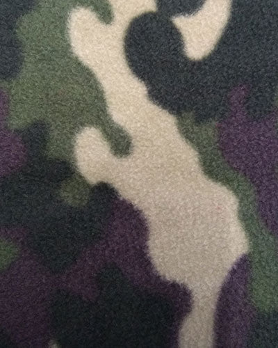 Quick Release Paws & Camouflage Fleece Collar